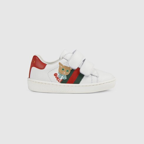 Gucci Toddler Ace sneaker with cat. 7 Gucci Toddler Ace sneaker with cat. 7