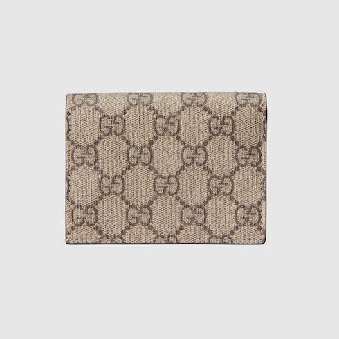 GG Marmont bi-color card case wallet