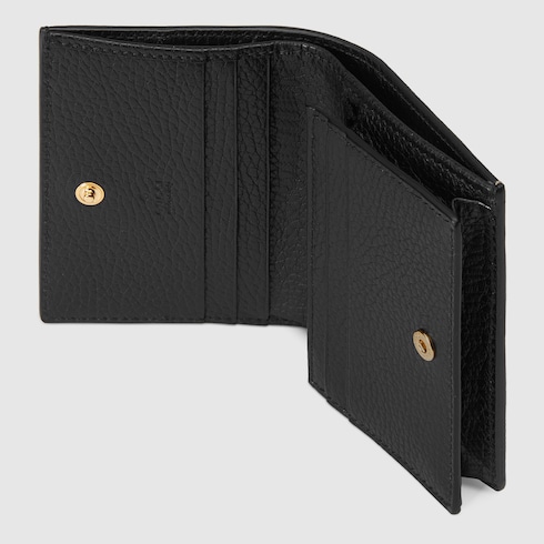 GG Marmont bi-color card case wallet