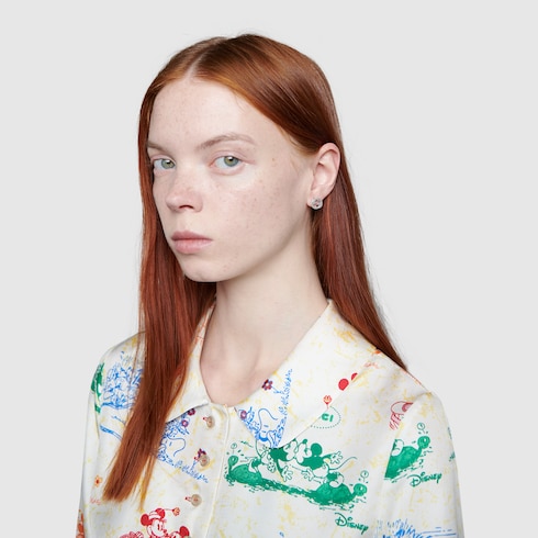 Gucci Interlocking系列耳钉