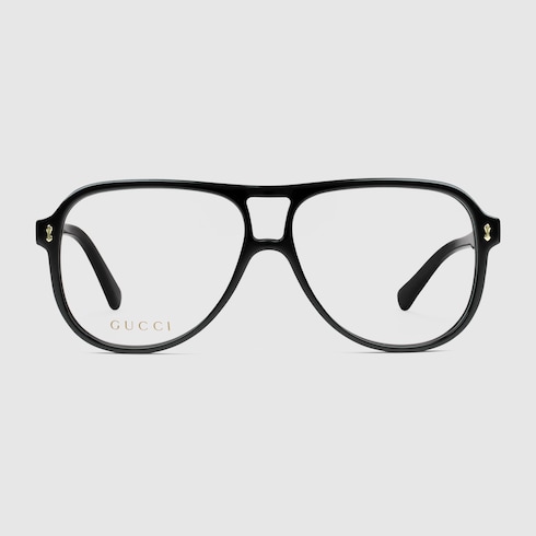 Black gucci hot sale eyeglasses frames