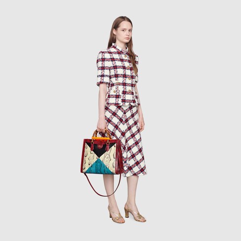 Gucci Diana medium python tote bag. 7 Gucci Diana medium python tote bag. 7