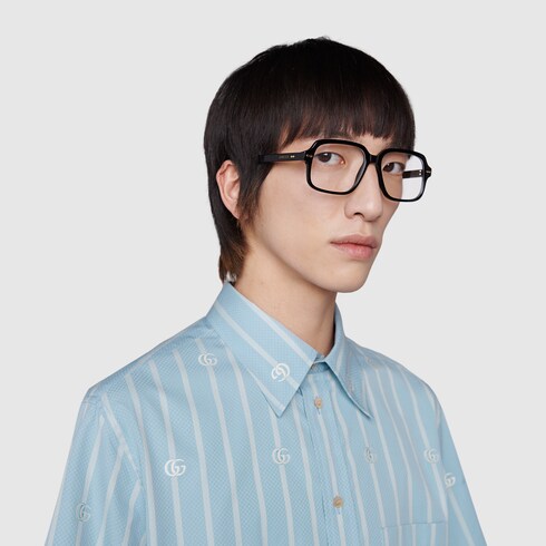 Gucci Square optical frame. 7