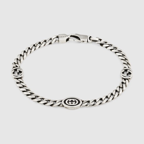 Gucci Women's Sterling Silver Chain Bracelet