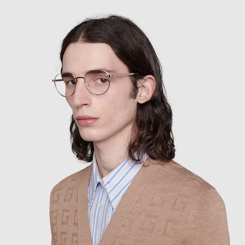 Oval optical frame