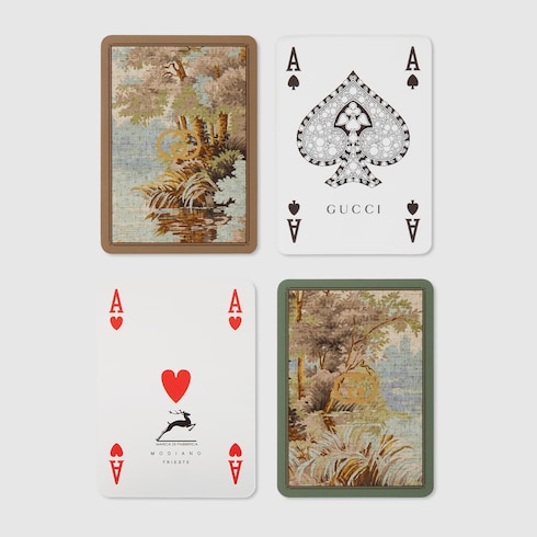 Decorative Poker set with Web and Double G