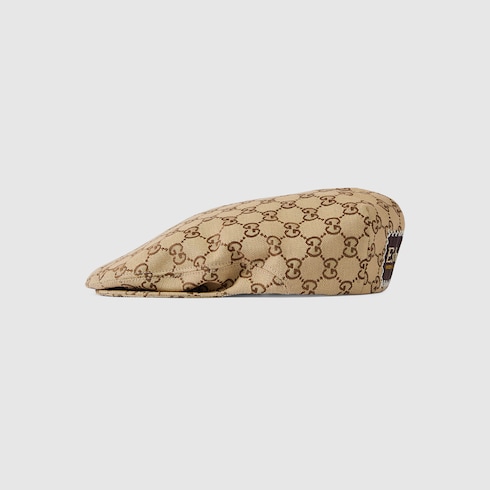 Gucci GG cotton drill flat cap. 3