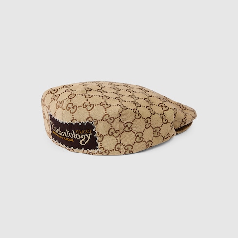 Gucci GG cotton drill flat cap. 2