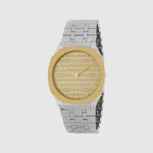 GUCCI 25H Uhr, 34 mm