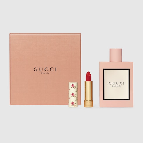 Lipstick and perfume beauty set