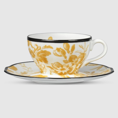 Tasse à thé et soucoupe à motif Herbarium, deux pièces