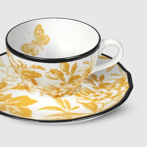 Tasse à thé et soucoupe à motif Herbarium, deux pièces