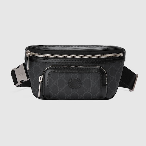 Gucci GG Supreme Belt Bag - Black