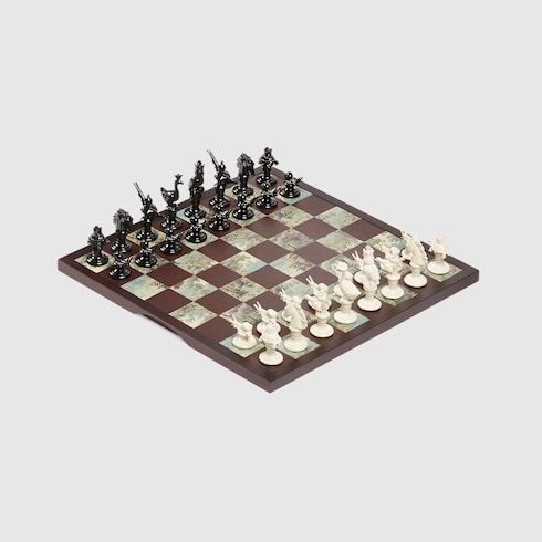 Tablero de ajedrez decorativo de madera