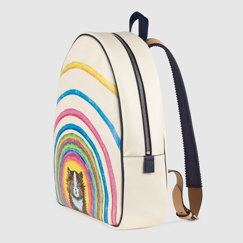 Zaino con stampa gatto in Supreme multicolore | GUCCI® Italia