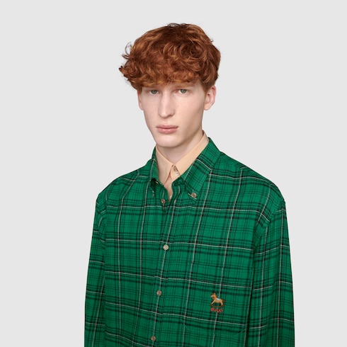 Gucci checkered shirt shop