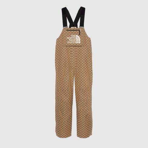 Tuta The North Face x Gucci in beige ed ebano | GUCCI® Italia