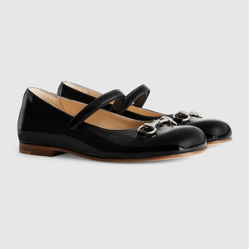Children's ballet flat with Horsebit