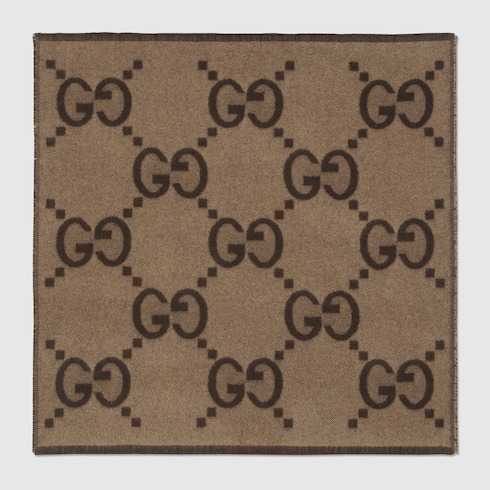 Coperta in cashmere con motivo GG