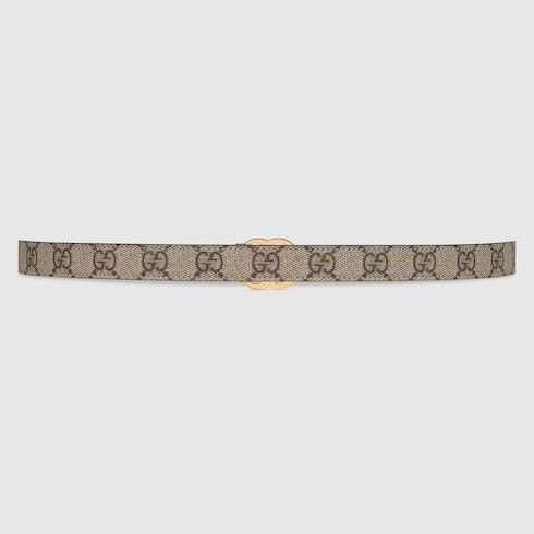 Cintura sottile reversibile GG Marmont