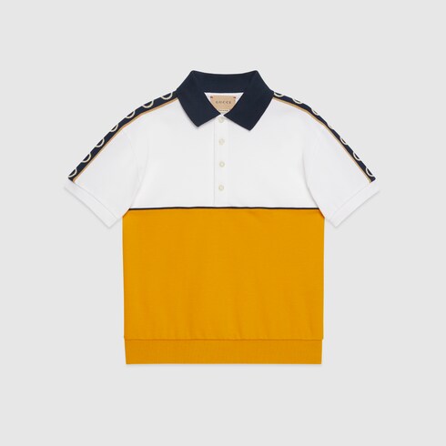 gucci polo yellow