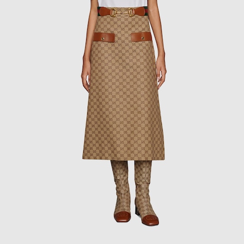 GG canvas skirt