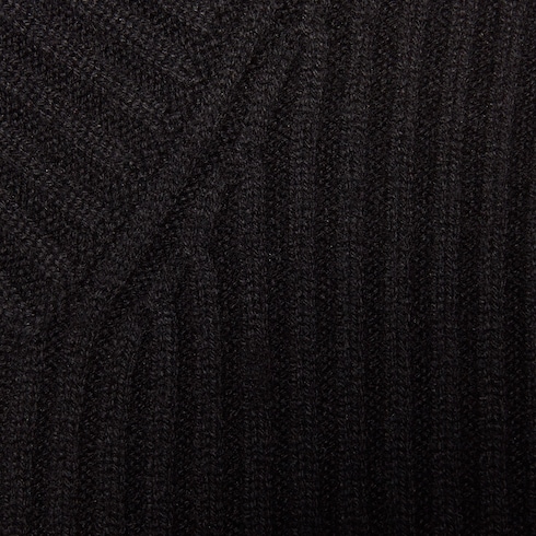 Cashmere knit cropped turtleneck jumper Detail 6