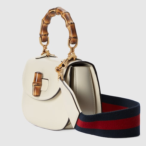 Gucci Bamboo 1947系列竹节迷你手袋