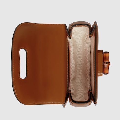 Minibolsa con asa superior Gucci Bamboo 1947