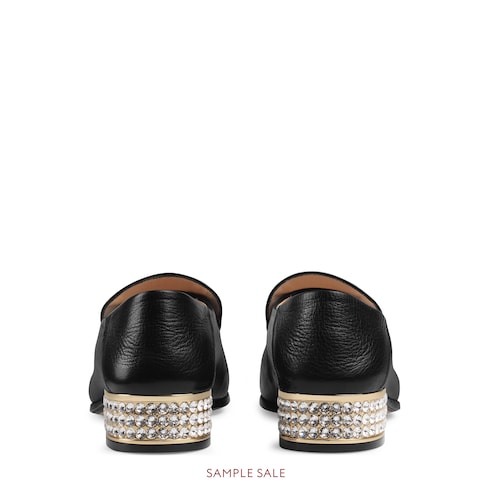 Gucci crystal loafers clearance