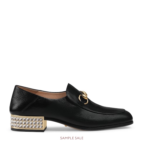Heeled gucci loafers cheap