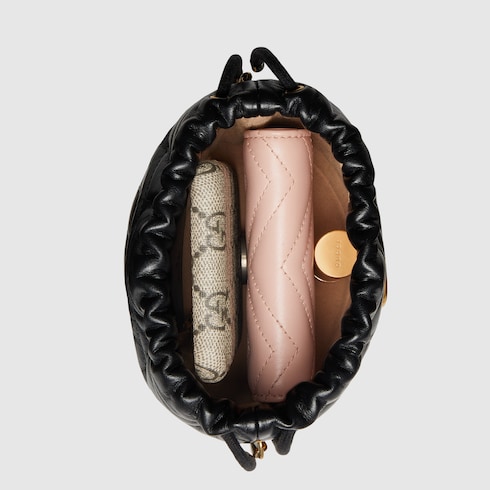 Borsa a secchiello GG Marmont misura piccola