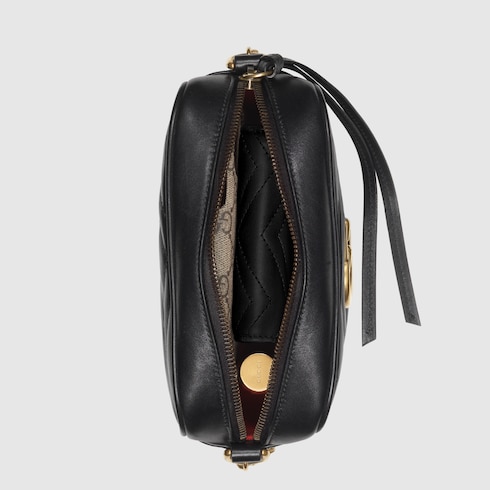 Gucci GG Marmont Mini Shoulder Bag, Black, Leather