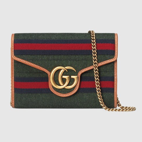 gucci marmont bolsa green