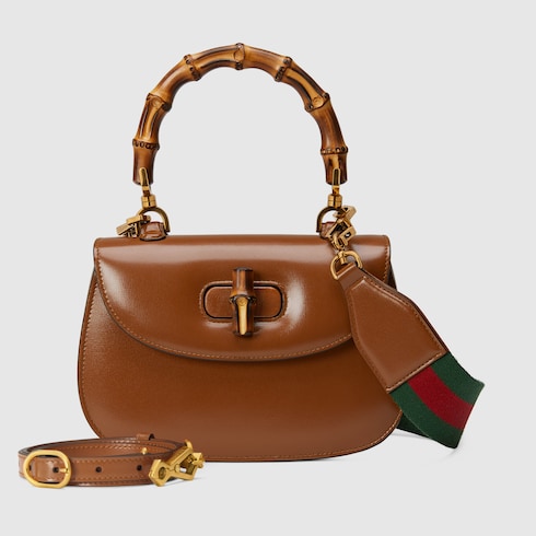Gucci Bamboo 1947系列竹节小号手袋