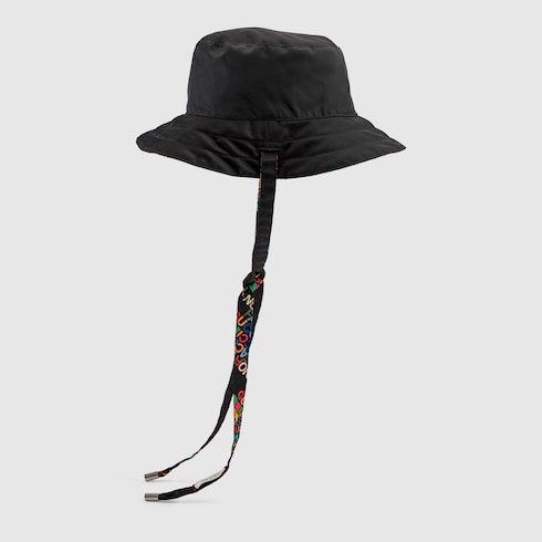 The North Face x Gucci reversible bucket hat in black GUCCI US