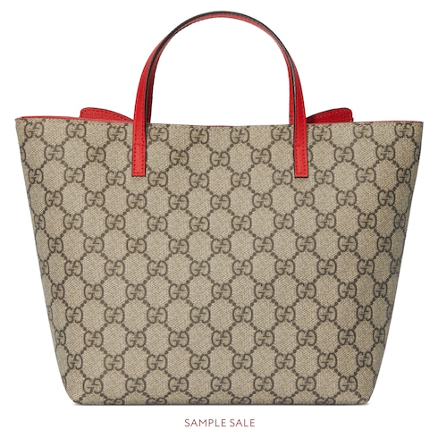 儿童GG彩虹蝴蝶托特包inGG Supreme帆布| GUCCI® Australia