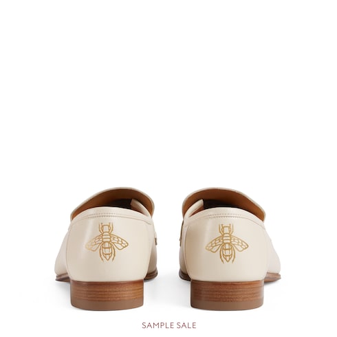 Gucci leather fringe horsebit new arrivals loafer