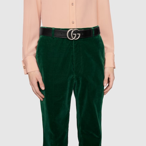 Cintura reversibile GG Marmont