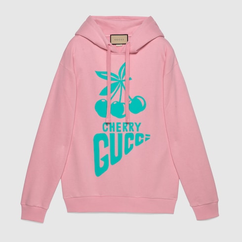 'Cherry Gucci' cotton sweatshirt Detail 2