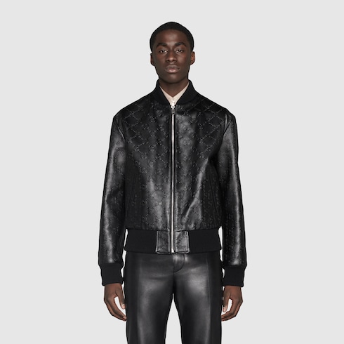 Bomber in pelle GG