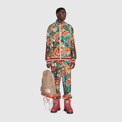 Giacca The North Face x Gucci in stampa GG floreale | GUCCI® Italia