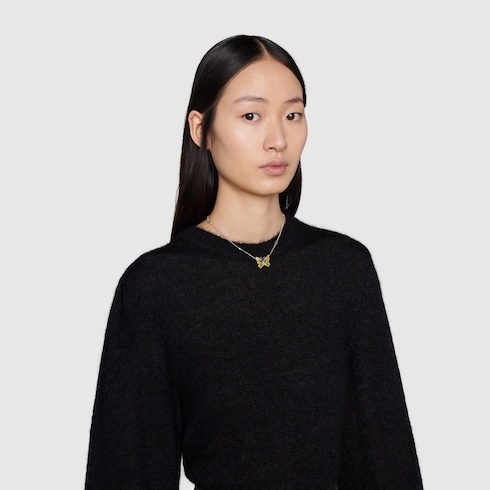 Collier à pendentif papillon