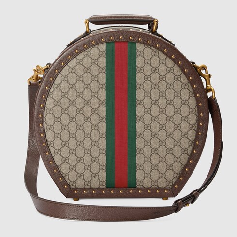 Gucci Savoy small hat case with Web
