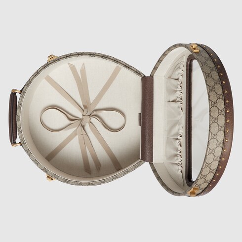 Gucci Savoy small hat case with Web