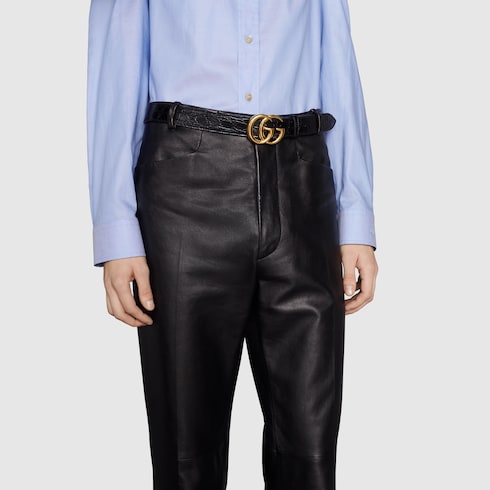 Gucci marmont belt online mens