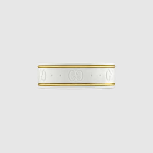 Anello Icon in oro giallo