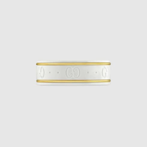 Icon ring in yellow gold Detail 2