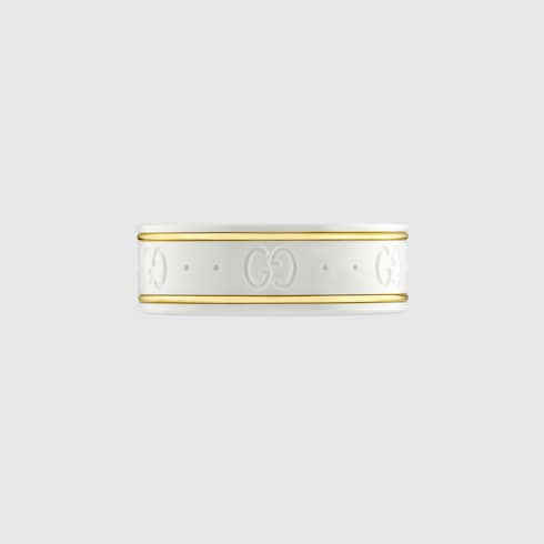 Icon ring in yellow gold Detail 4