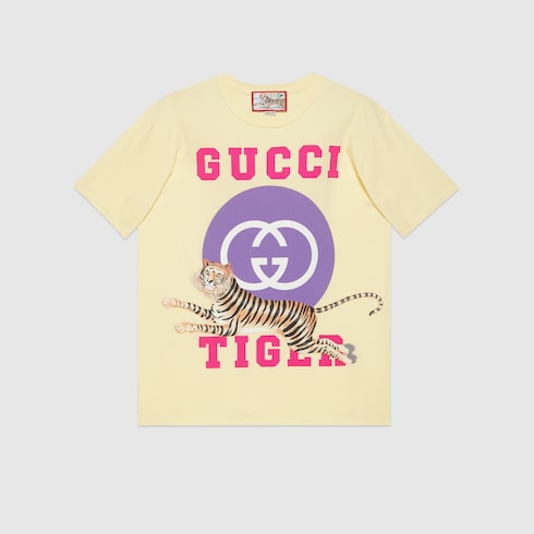 GUCCI T-shirt in light yellow